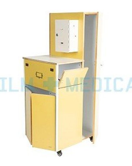 Bedside Cabinet with Hanger Compartment 